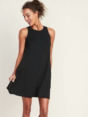 NWT Sleeveless Jersey Swing Dress